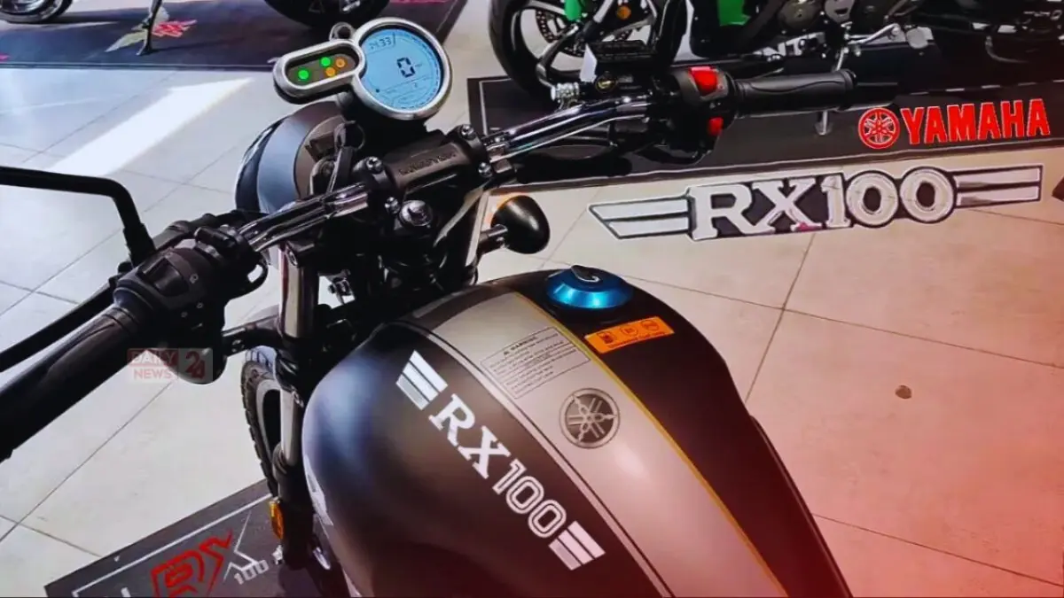 The new Yamaha RX 100 will compete with Royal Enfield