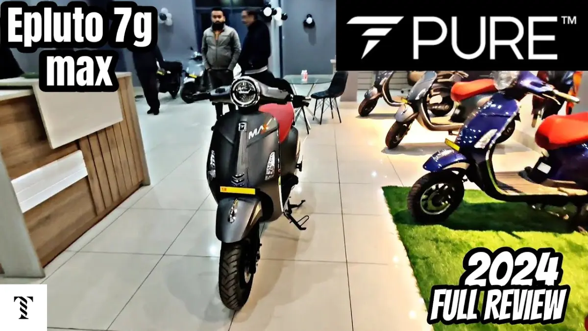 This amazing scooter of Pure Ev